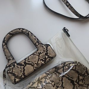Snakeskin purse